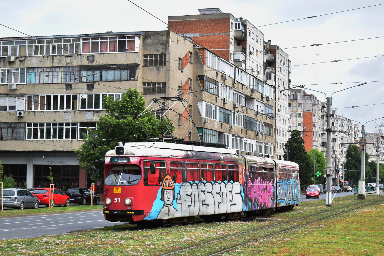 Arad, Duewag GT8 N°. 51