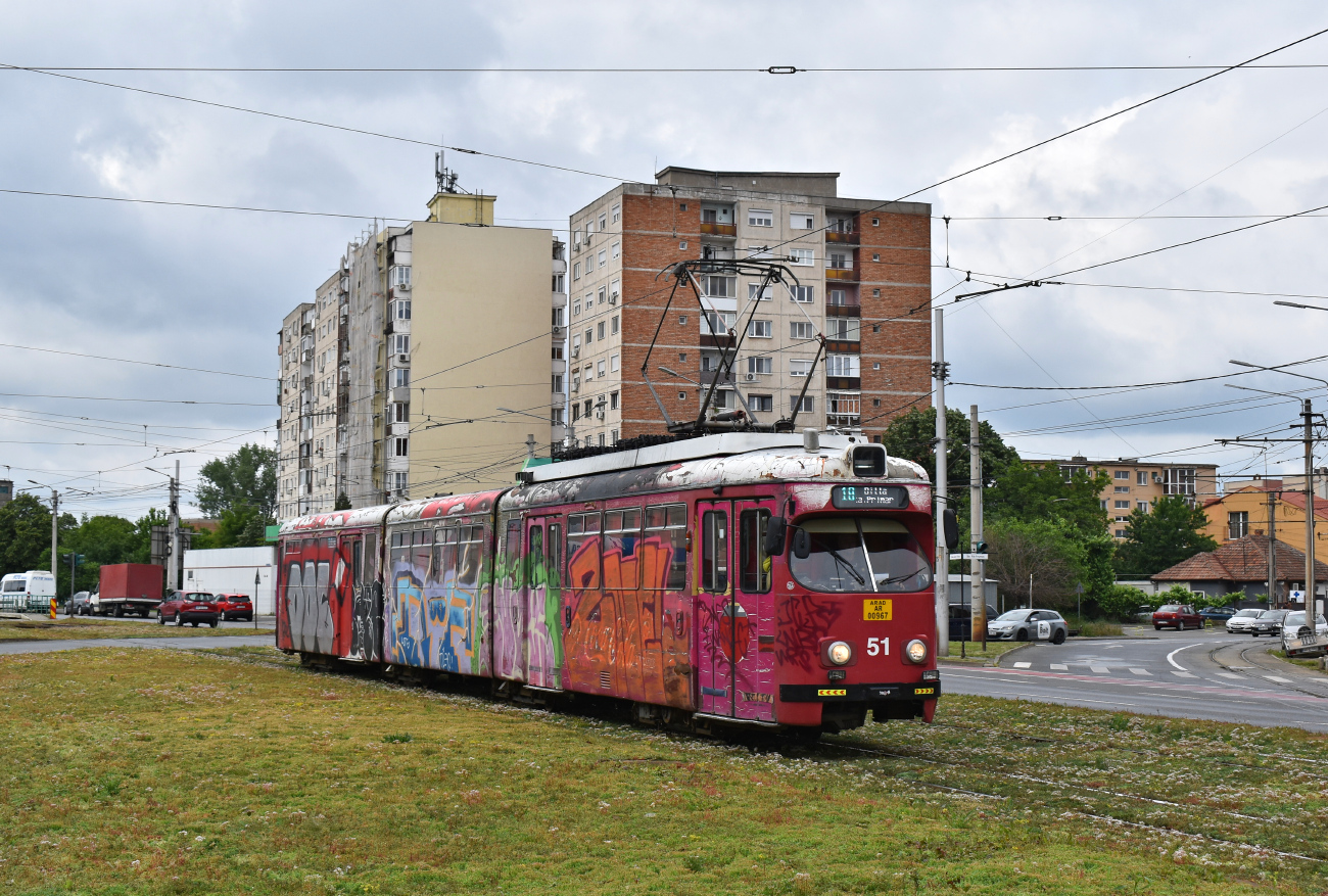 Арад, Duewag GT8 № 51