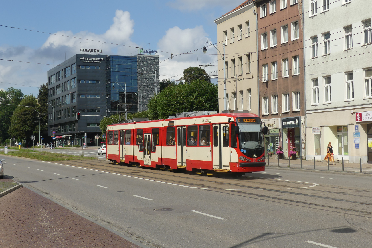 Гданьск, Duewag N8C-MF 18 № 1168