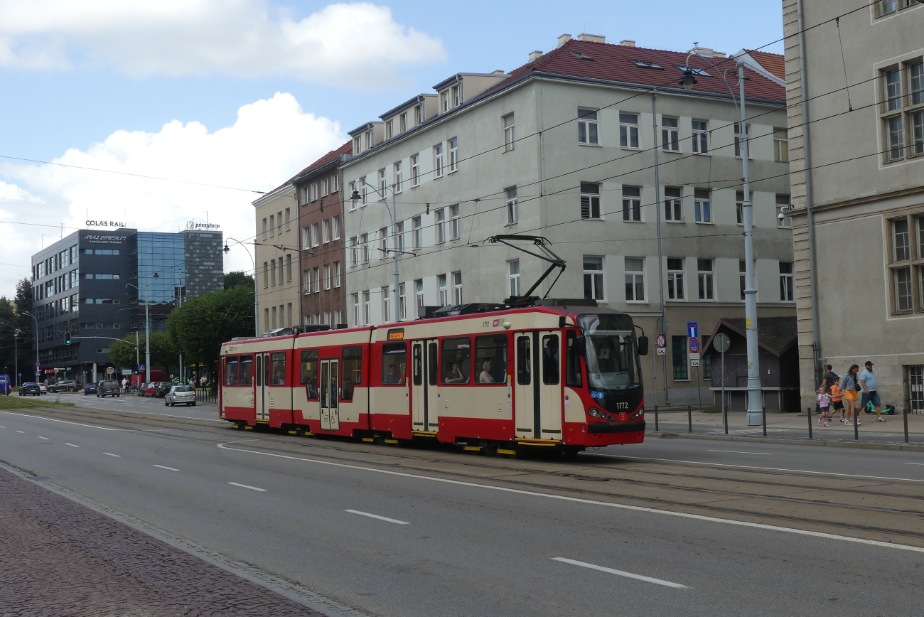 Gdańsk, Duewag N8C-MF 18 # 1172 Gdańsk, Duewag N8C-MF 18 # 1172