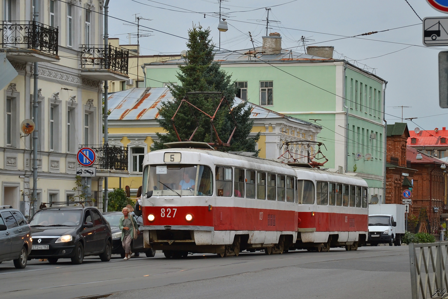 Самара, Tatra T3SU № 827
