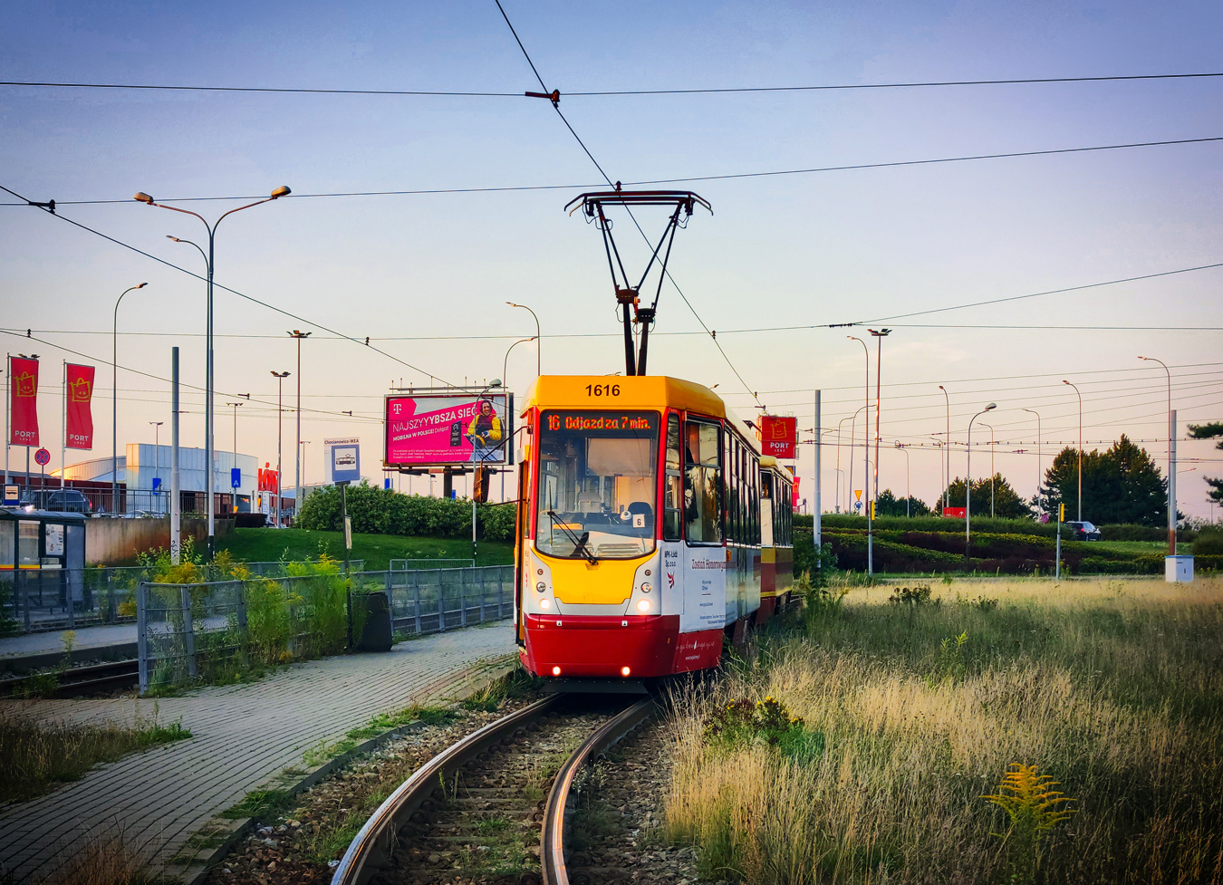 Лодзь, Konstal 805NaND № 1616