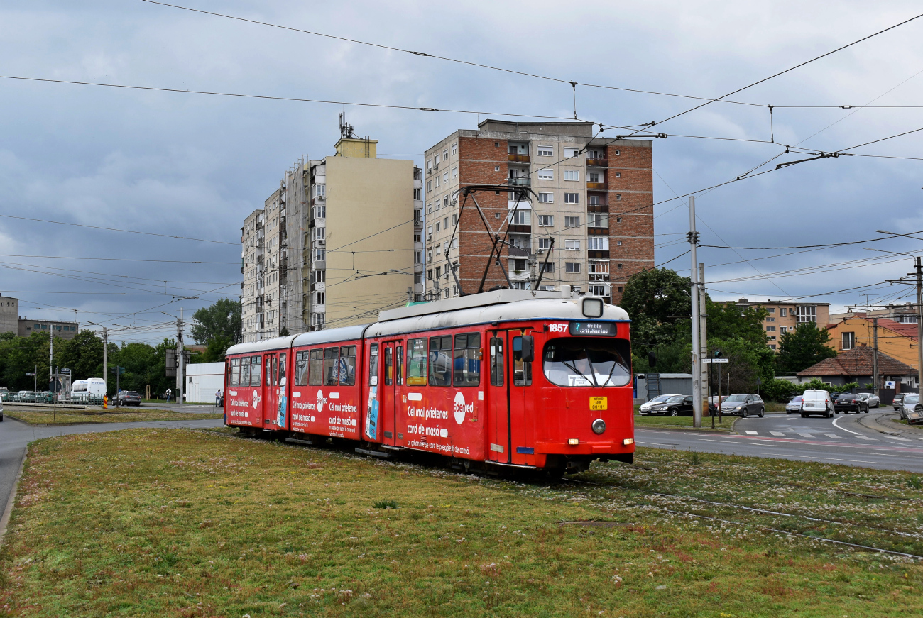Арад, Duewag GT8 № 1857
