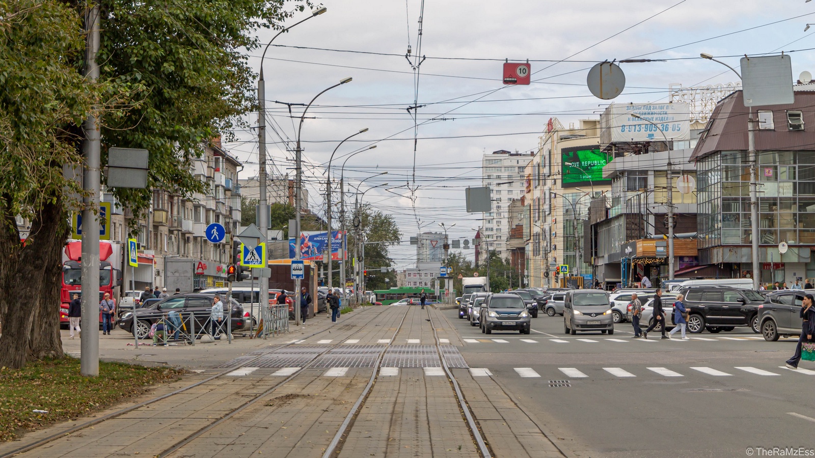 Новасібірск — Трамвайные линии и конечные