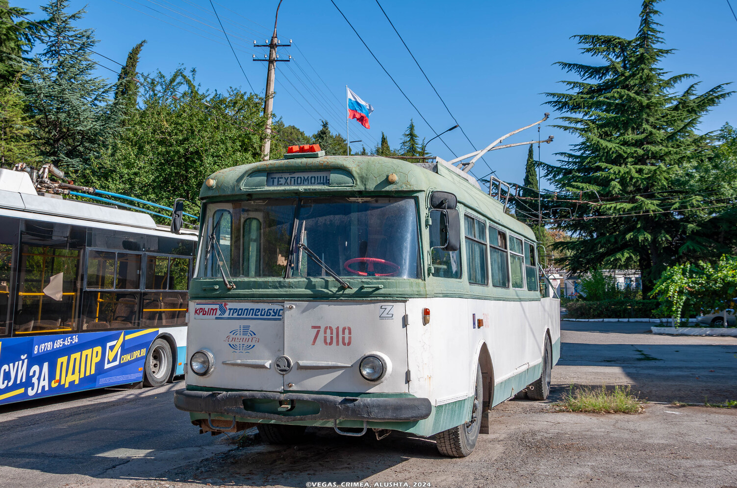 Крымский троллейбус, Škoda 9Tr12 № 7010