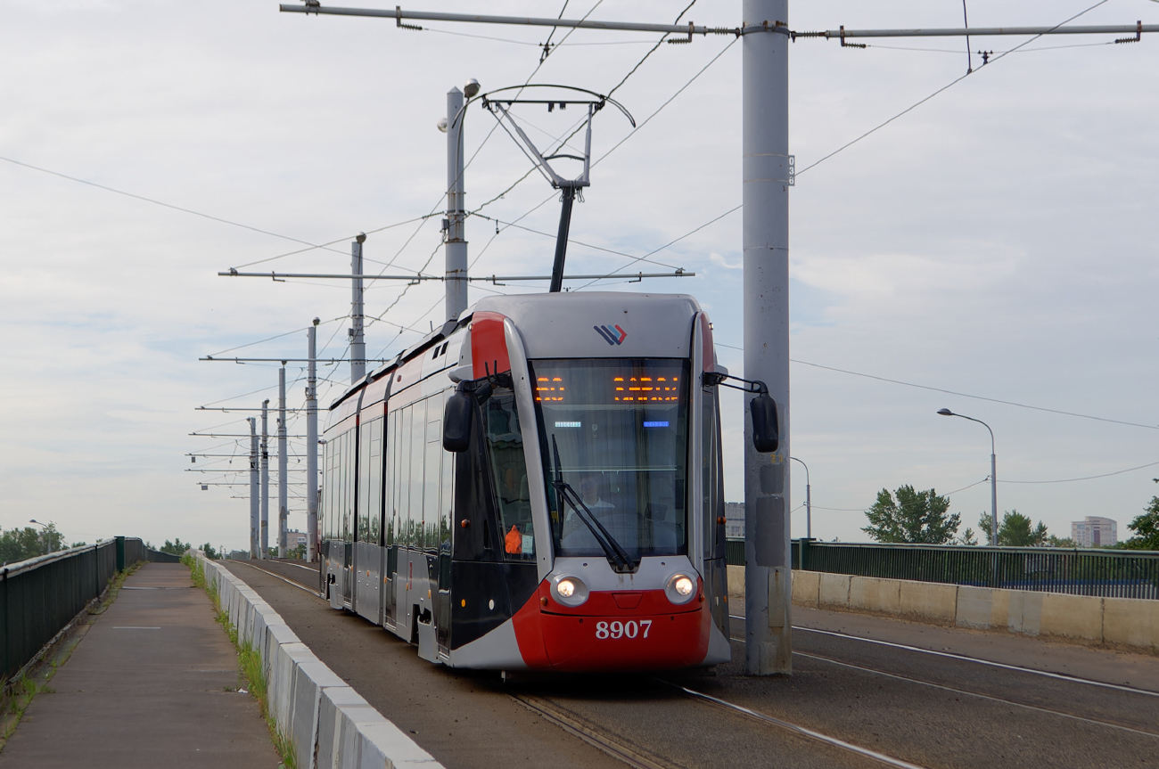 Санкт-Петербург, 71-801 (Alstom Citadis 301 CIS) № 8907