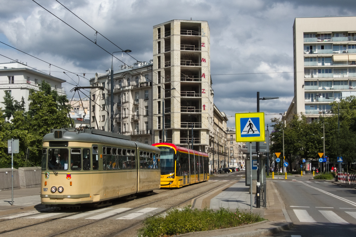 Варшава, MAN GT6 № 187