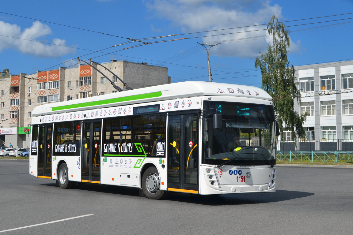 Novocheboksarsk, UTTZ-6241.01 “Gorozhanin” Nr. 1151