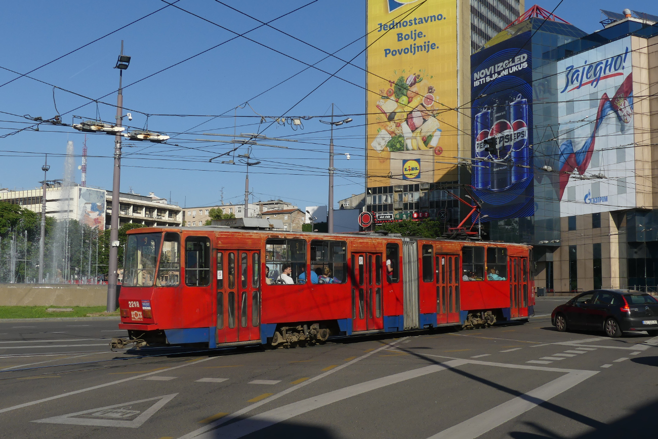 Белград, Tatra KT4YU № 2218