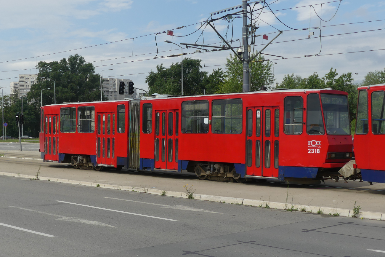 Белград, Tatra KT4YU-M № 2318