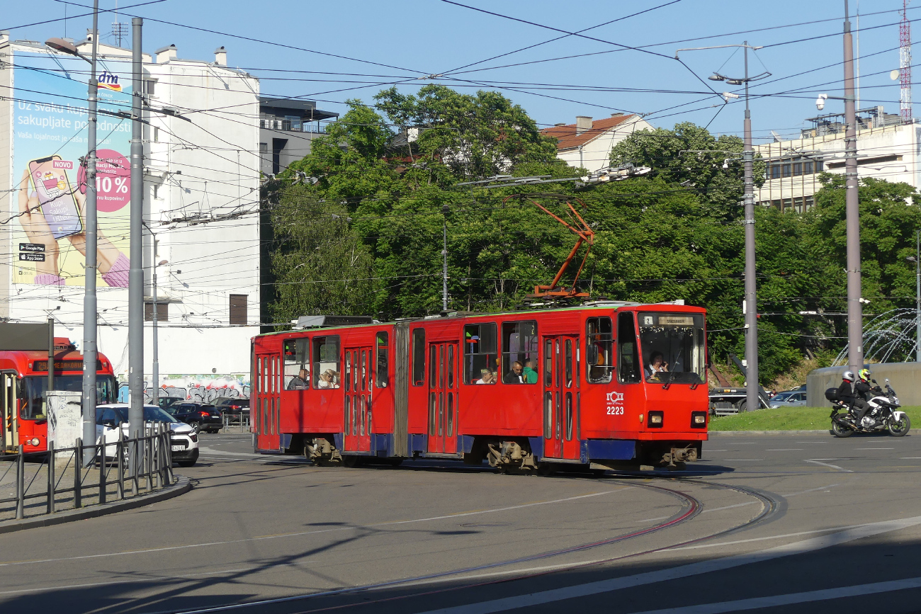 Белград, Tatra KT4YU № 2223