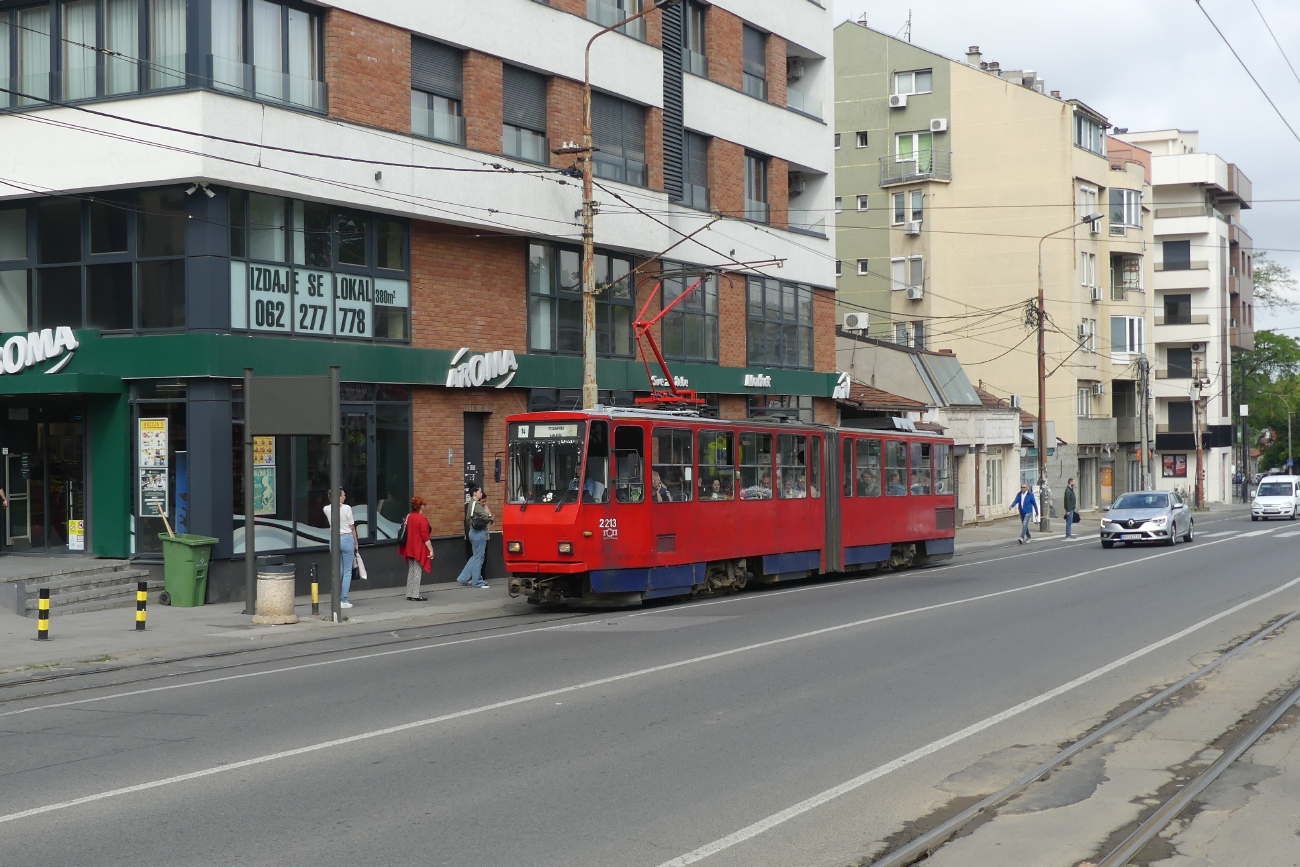 Белград, Tatra KT4YU № 2213