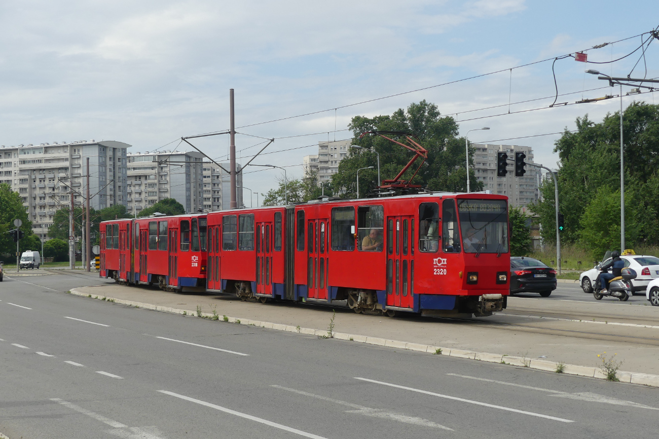 Белград, Tatra KT4YU-M № 2320
