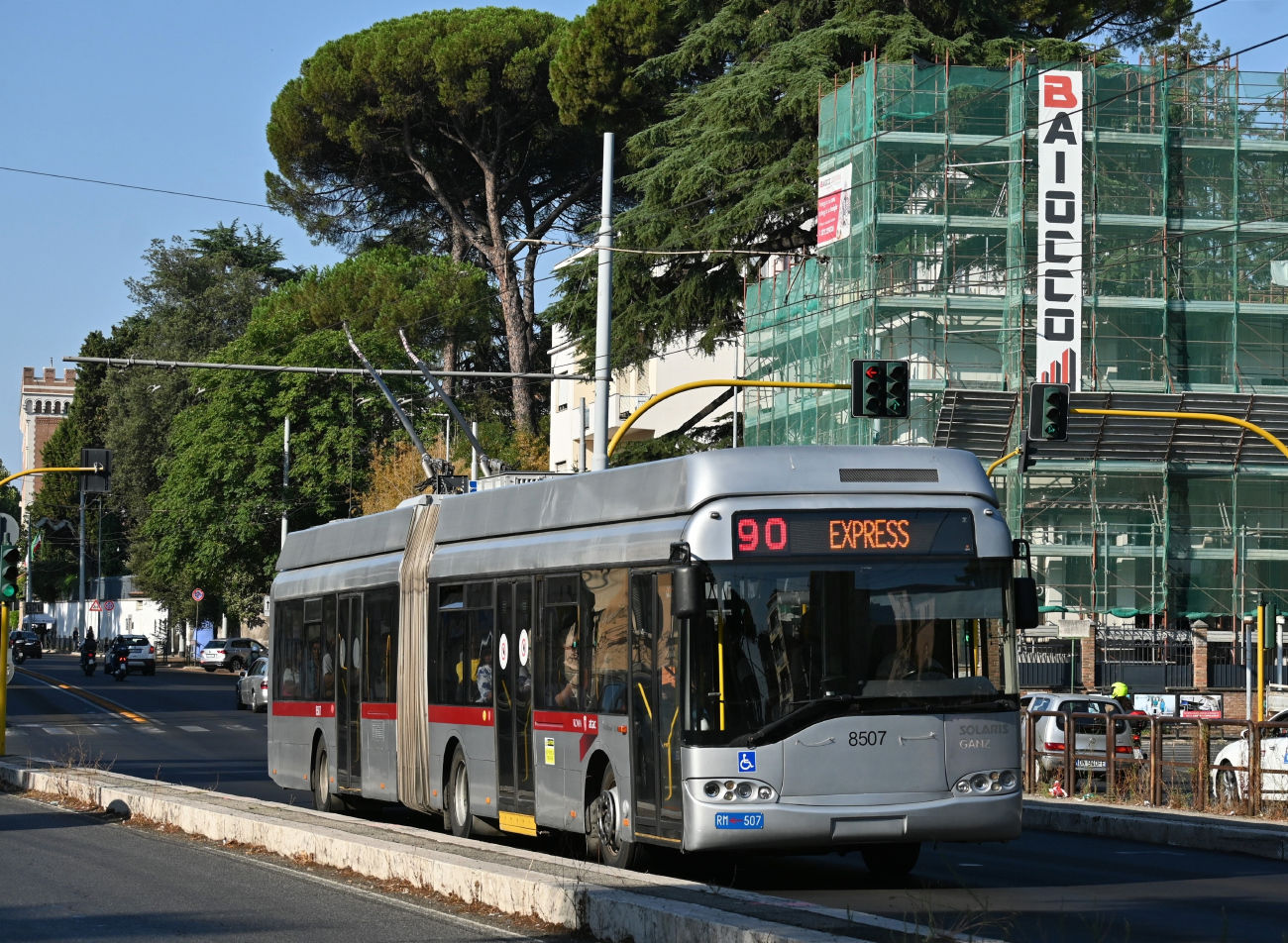 Рим, Solaris Trollino II 18 Ganz № 8507