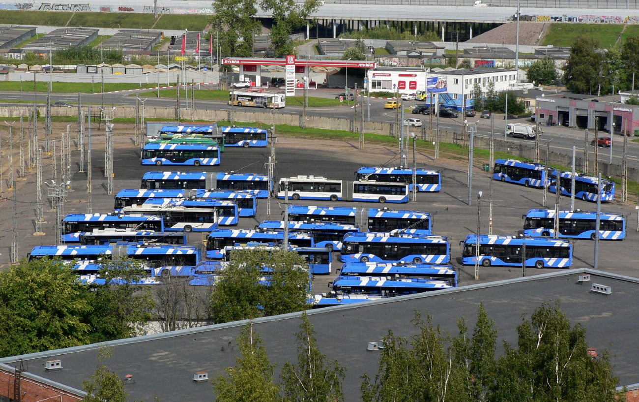 Санкт-Петербург — Совмещённый трамвайно-троллейбусный парк Санкт-Петербург — Совмещённый трамвайно-троллейбусный парк