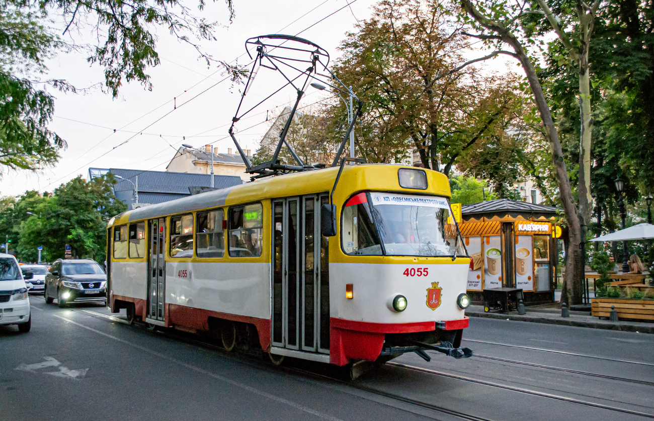 Одесса, Tatra T3R.P № 4055