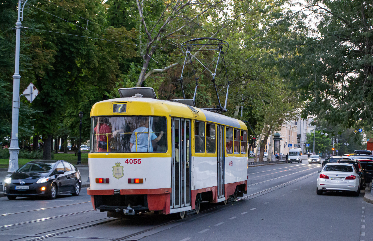 Одесса, Tatra T3R.P № 4055