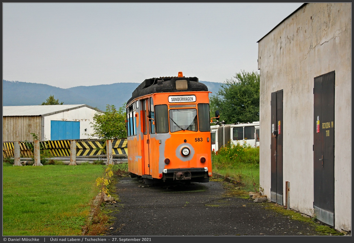 Liberec ― Jablonec nad Nysą, Gotha T57 Nr 583; Uście nad Łabą — Vehicles from other cities • Vozidla z jiných měst