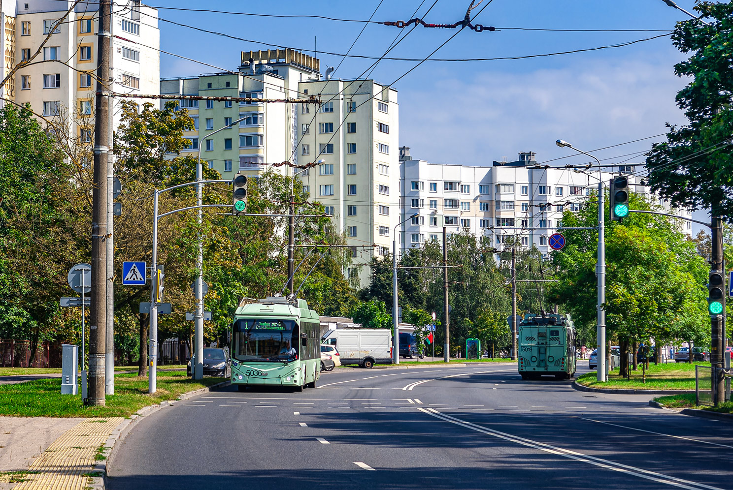 Минск, БКМ 32100D № 5036; Минск — Троллейбусные линии
