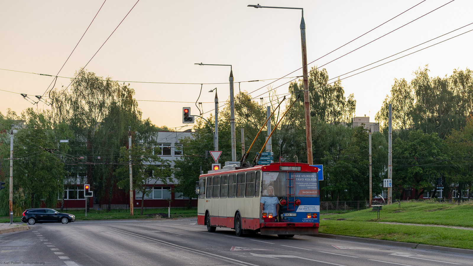 Вильнюс, Škoda 14Tr07 № 2572