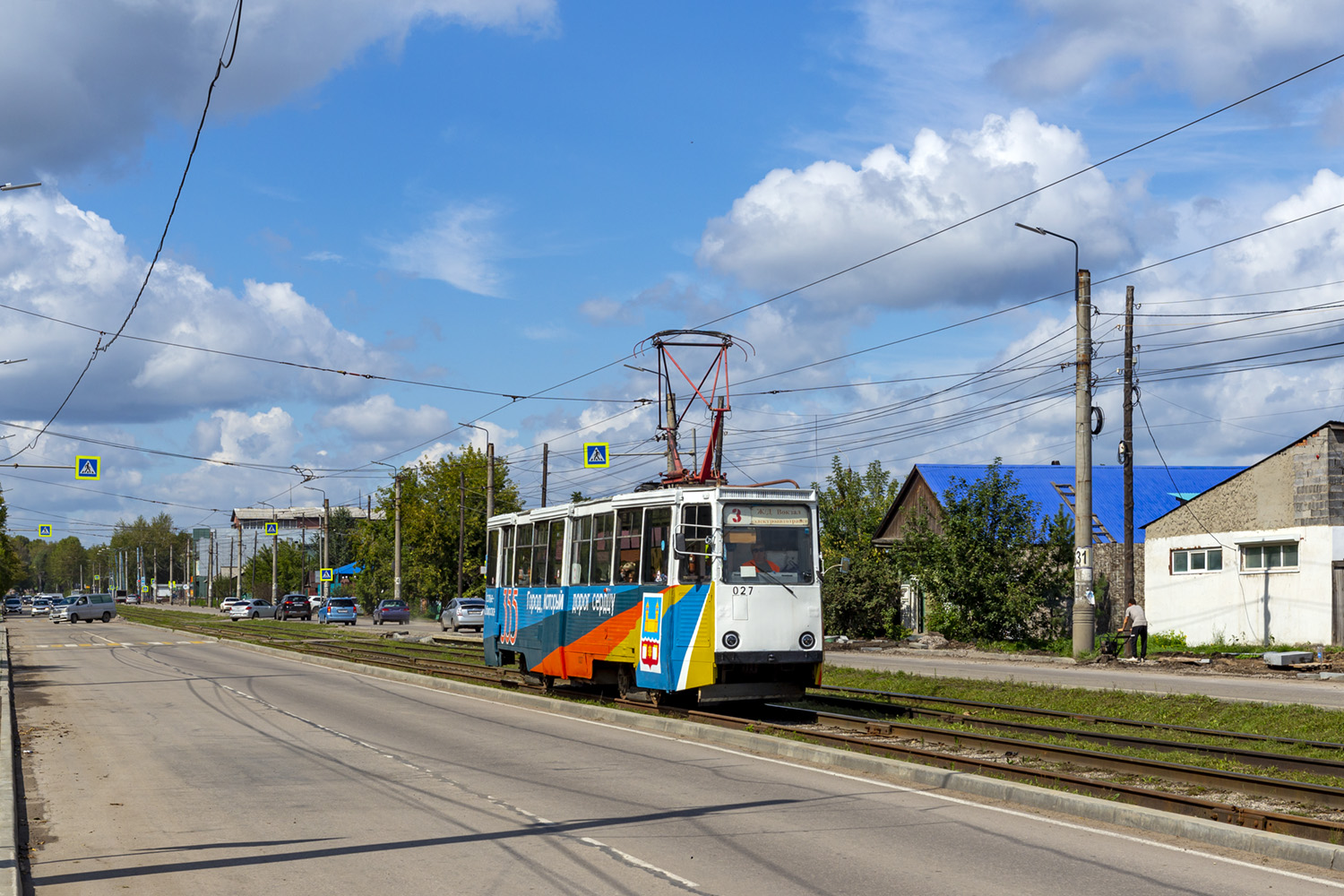 Усолье-Сибирское, 71-605 (КТМ-5М3) № 027