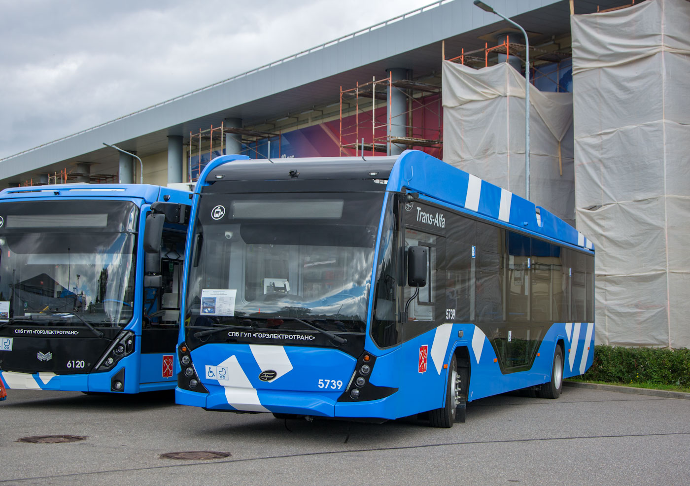Санкт-Петербург, ВМЗ-5298.01 «Авангард» № 5739; Санкт-Петербург — Выставка «Транспорт большого города» — 01.09.2024