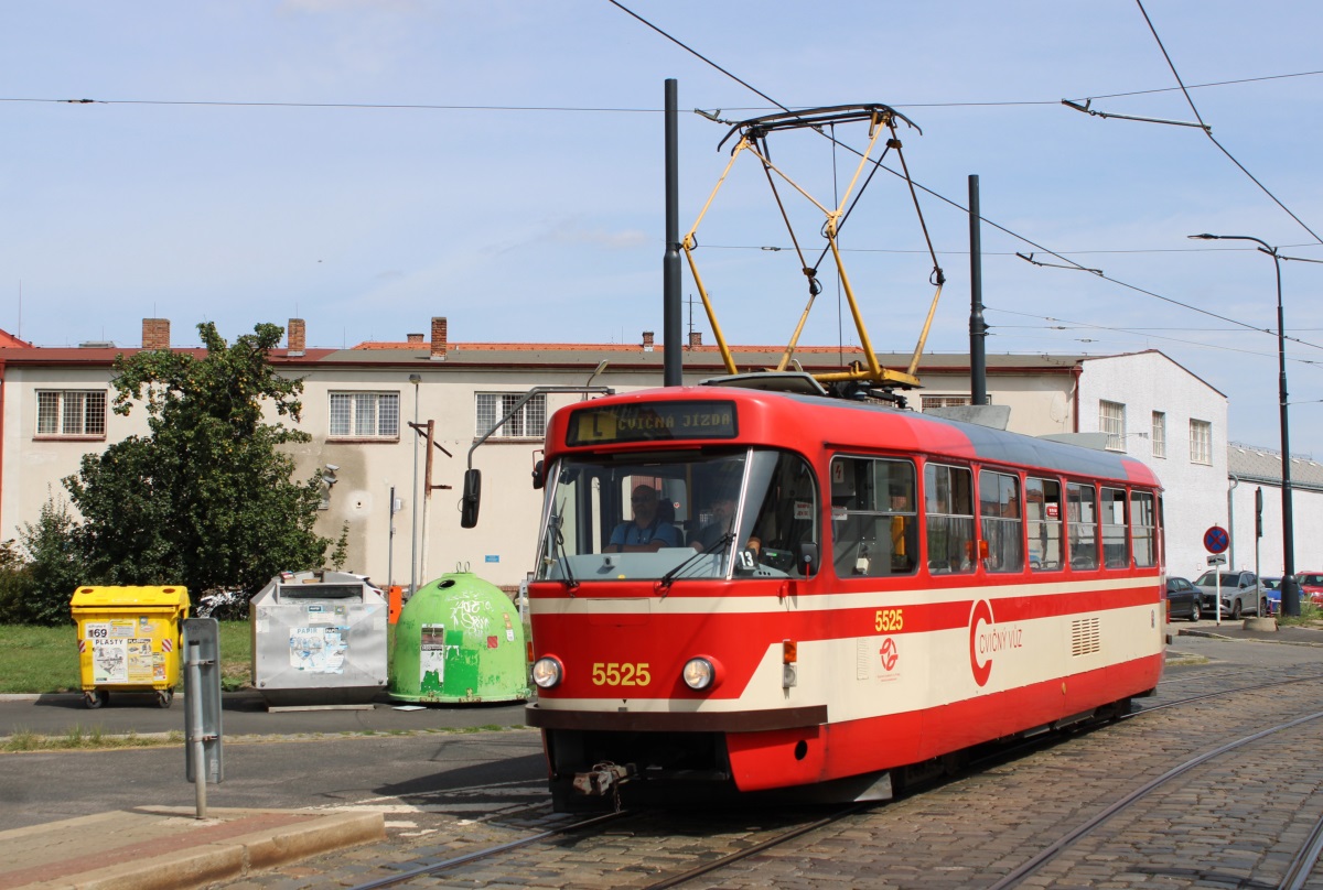Прага, Tatra T3R.P № 5525