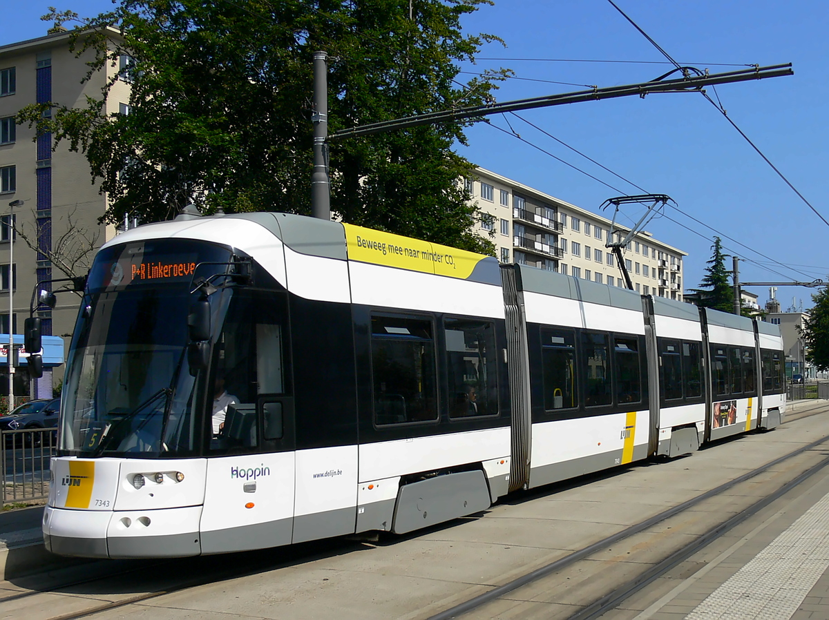 Антверпен, Bombardier Flexity 2 № 7343