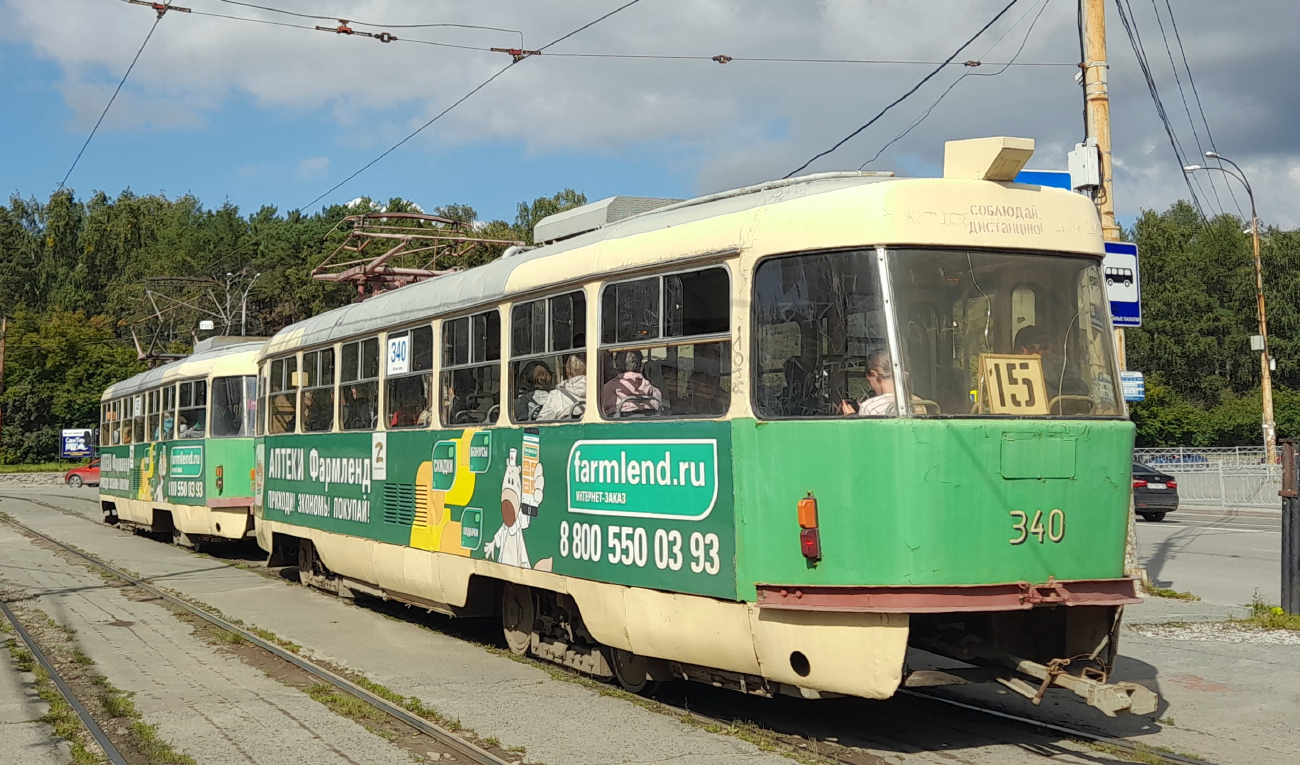 Екатеринбург, Tatra T3SU № 340 Екатеринбург, Tatra T3SU № 340