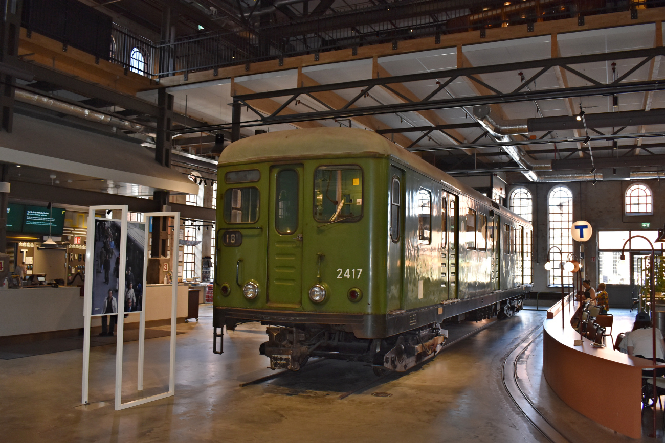 Stockholm, ASEA C2 № 2417; Stockholm — Miscellaneous photos; Stockholm — Tunnelbana — Rolling stock | Vagnar