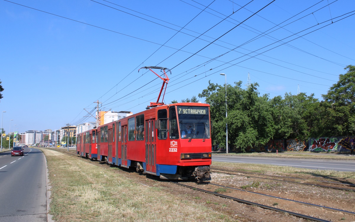 Белград, Tatra KT4YU-M № 2232