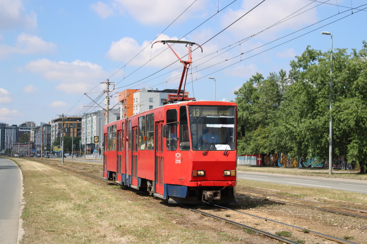 Белград, Tatra KT4YU-M № 2315