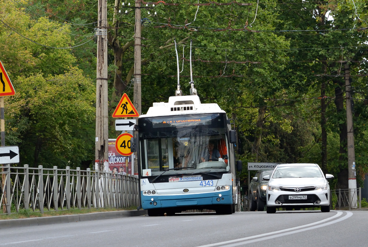Крымский троллейбус, Богдан Т70110 № 4343