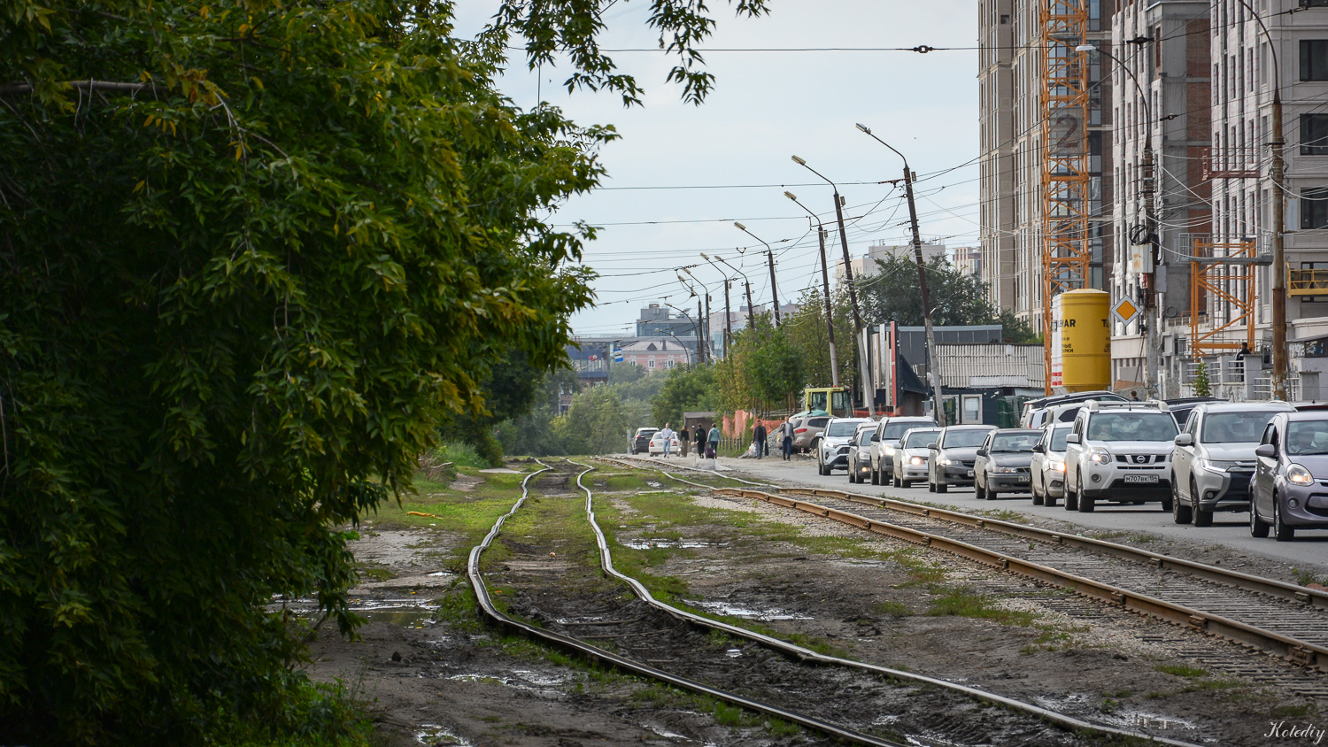 Новосибирск — Трамвайные линии и конечные