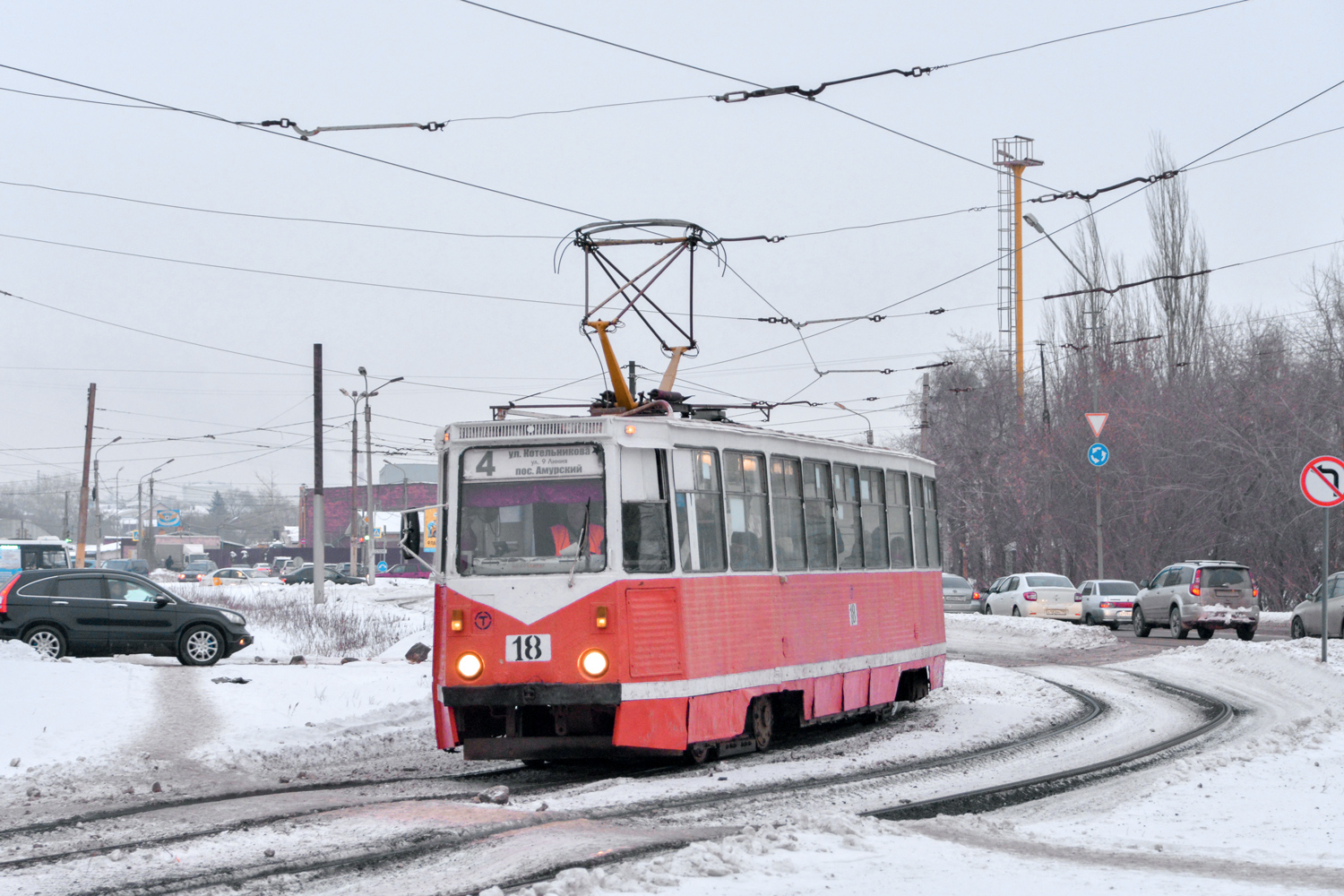 Омск, 71-605 (КТМ-5М3) № 18