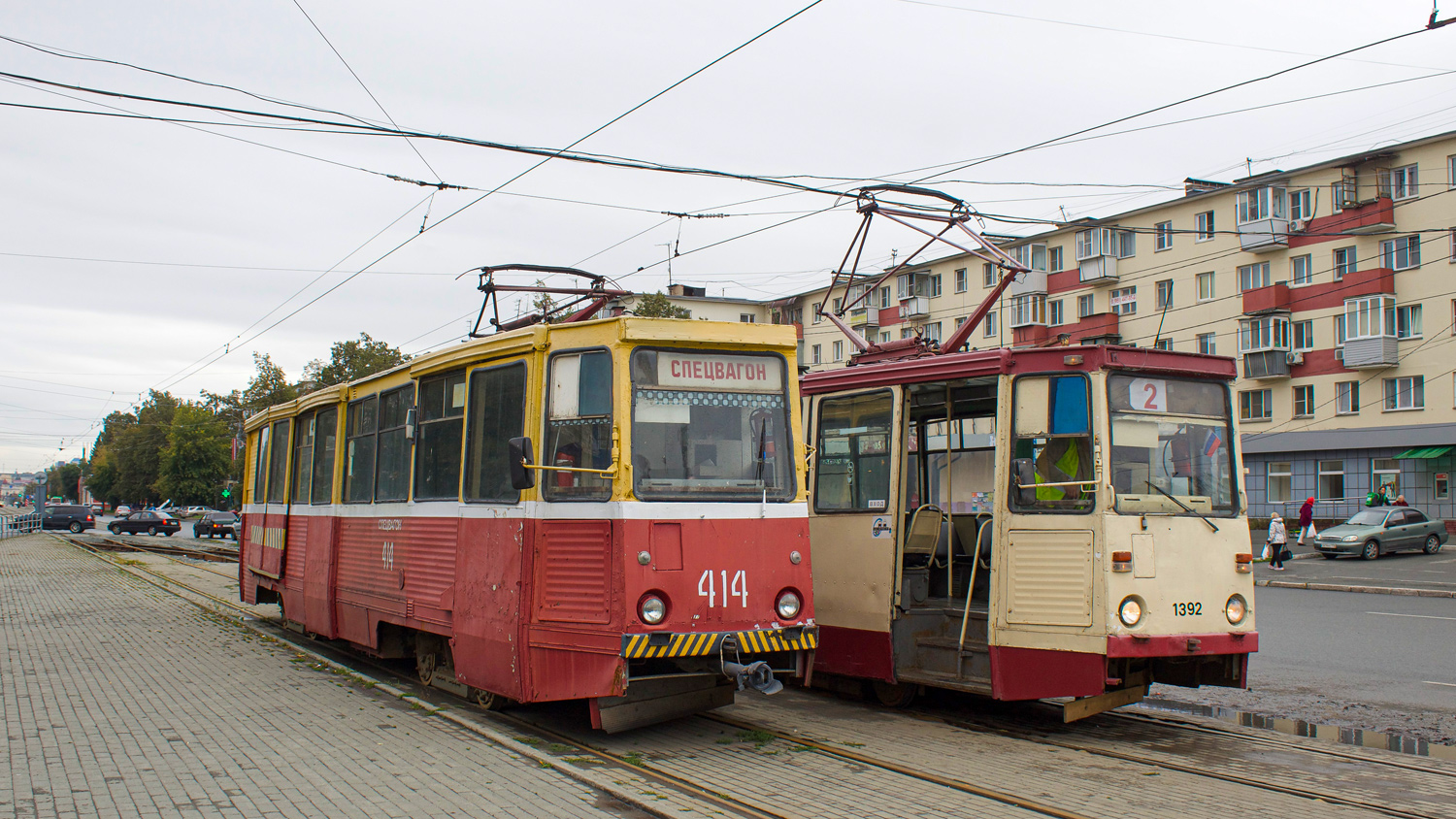Chelyabinsk, 71-605 (KTM-5M3) č. 414 Chelyabinsk, 71-605 (KTM-5M3) č. 414