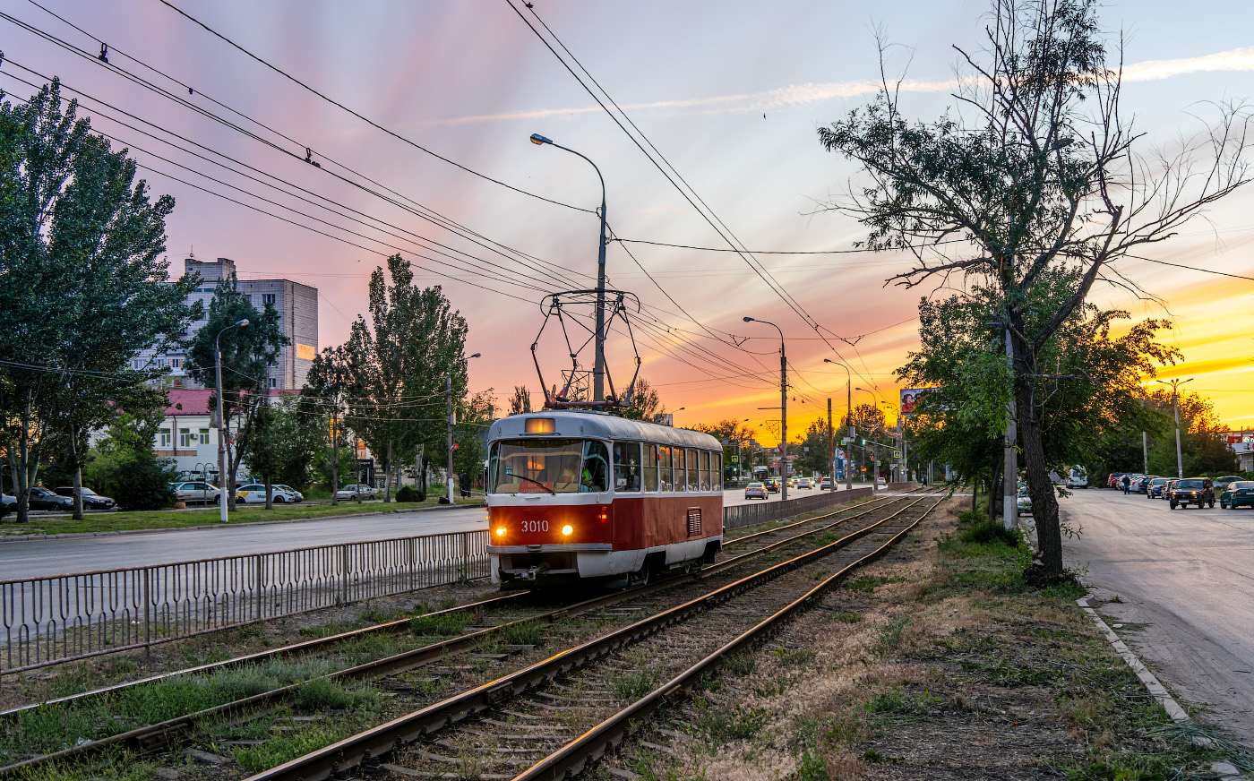 Волгоград, Tatra T3SU (двухдверная) № 3010