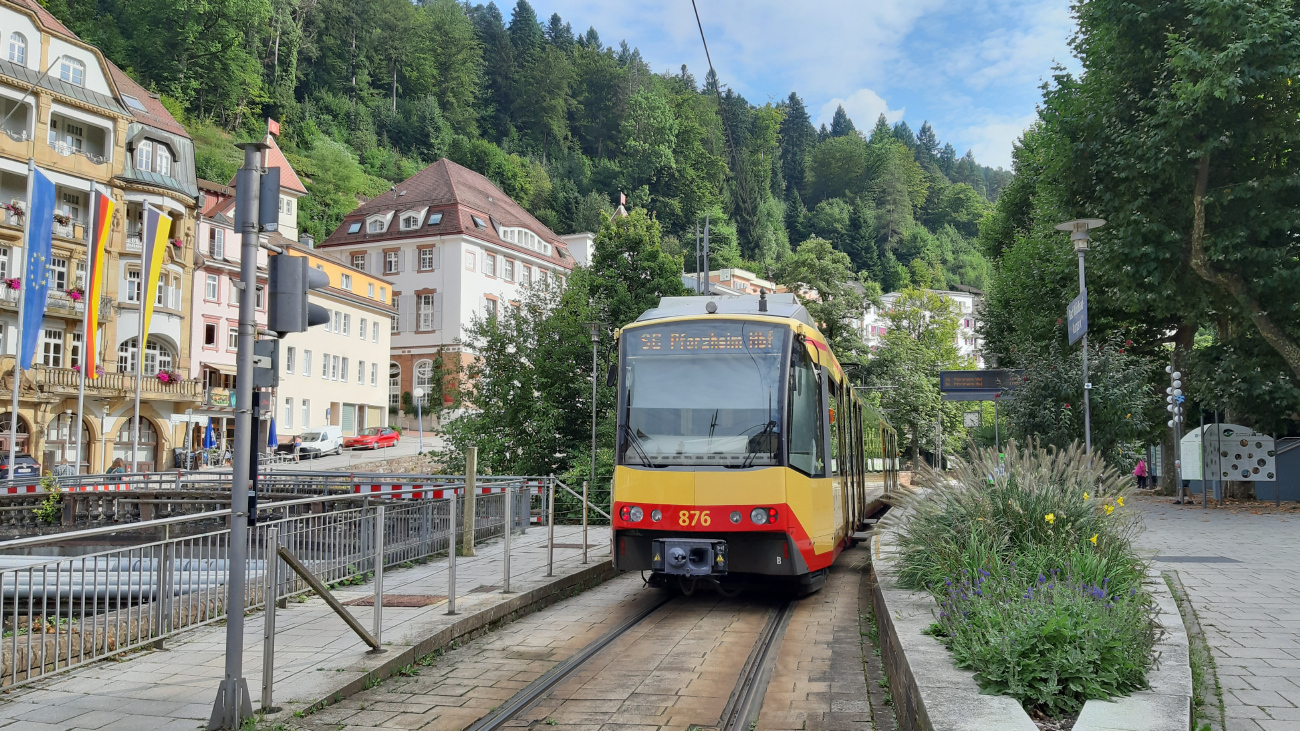 Карлсруэ, Duewag GT8-100D/M-2S № 876