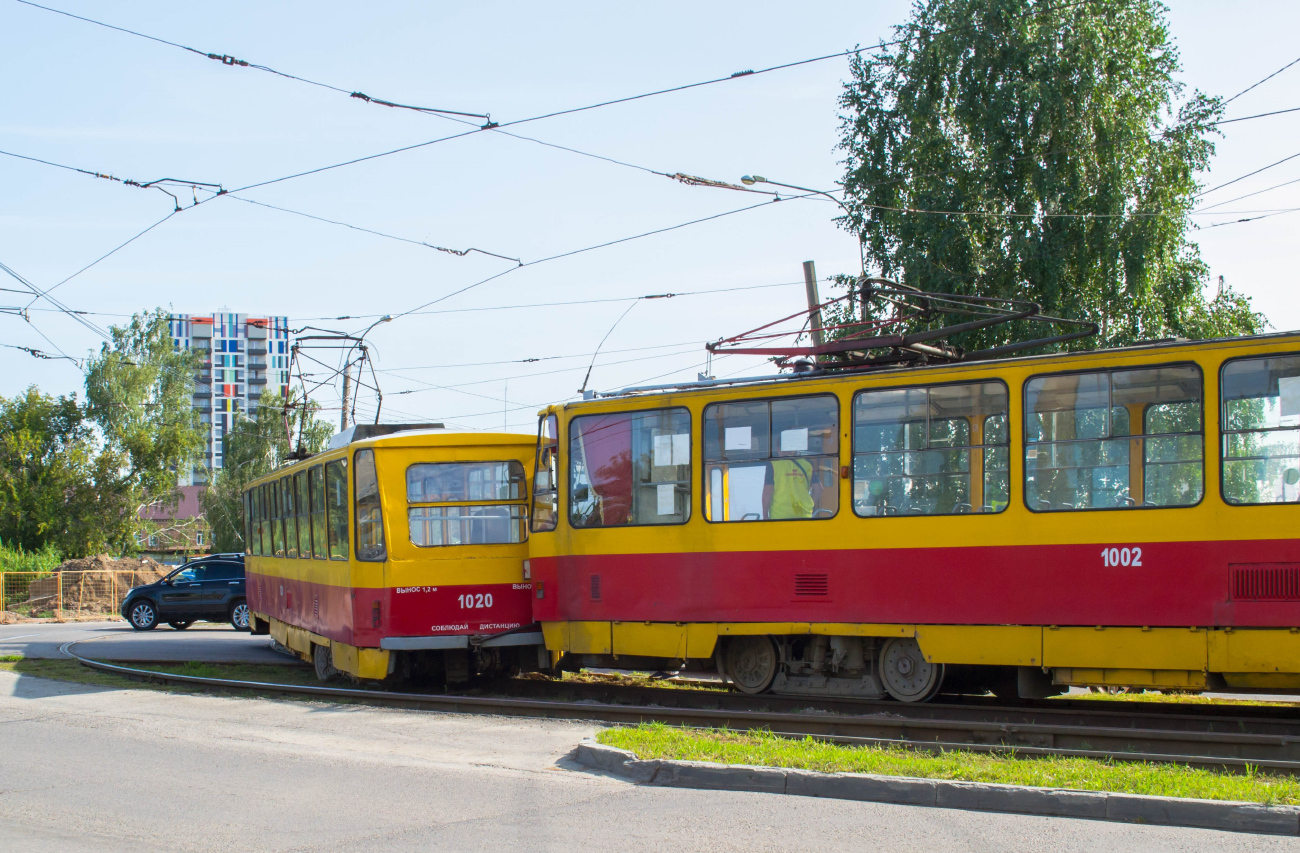 Барнаул, Tatra T6B5SU № 1020