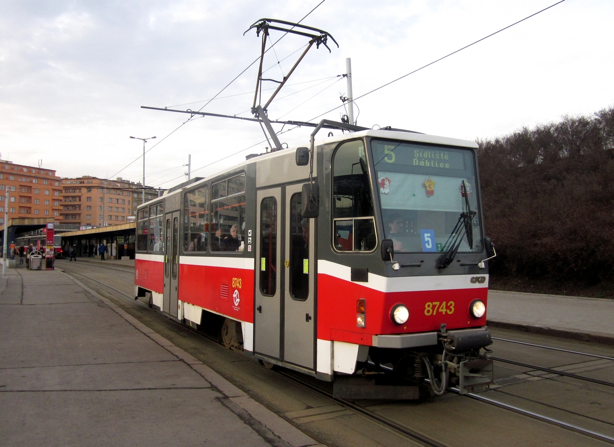 Прага, Tatra T6A5 № 8743