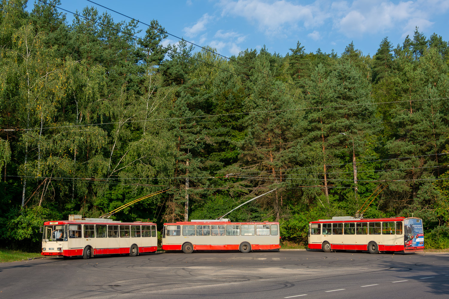 Vilnius, Škoda 14Tr07 — 2582; Vilnius, Škoda 14Tr89/6 — 2534; Vilnius, Škoda 14Tr17/6M — 1653