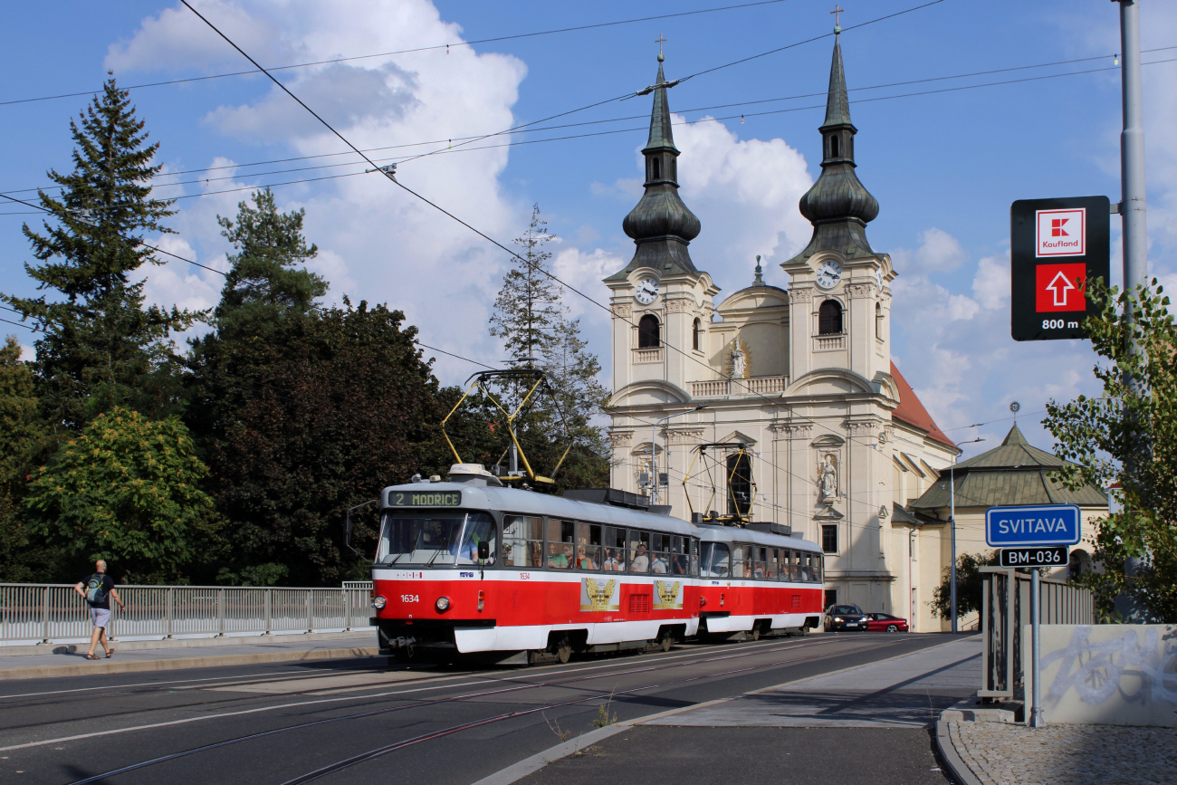 Брно, Tatra T3G № 1634
