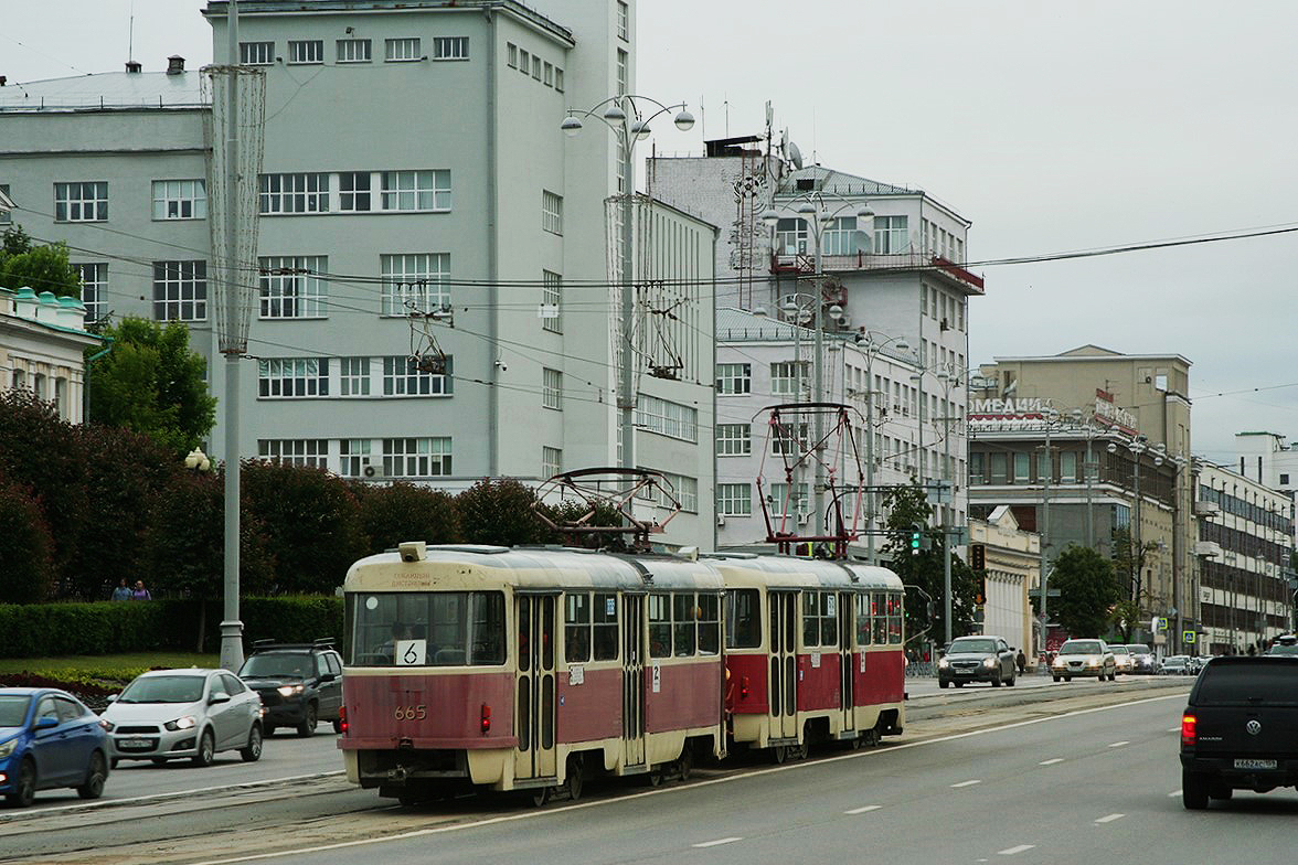 Екатеринбург, Tatra T3SU № 665
