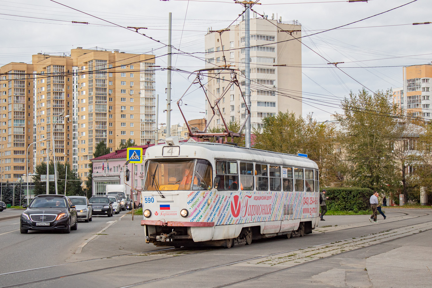 Екатеринбург, Tatra T3SU № 590