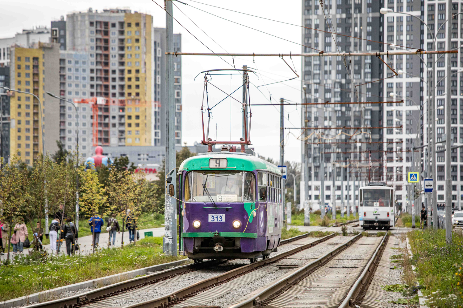 Екатеринбург, Tatra T3SU № 313