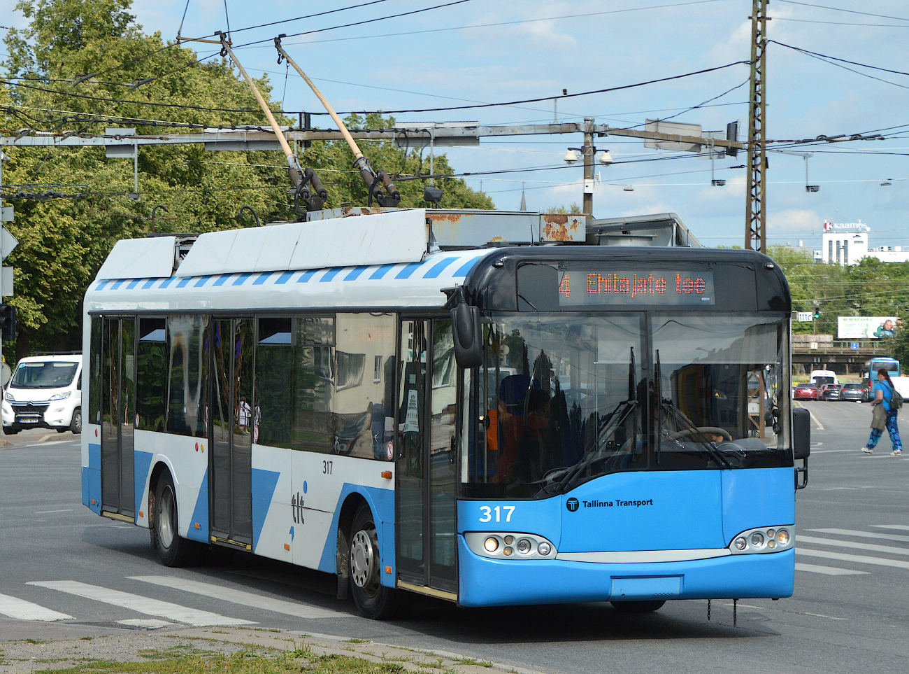 Таллінн, Solaris Trollino II 12 Ganz № 317 Таллінн, Solaris Trollino II 12 Ganz № 317