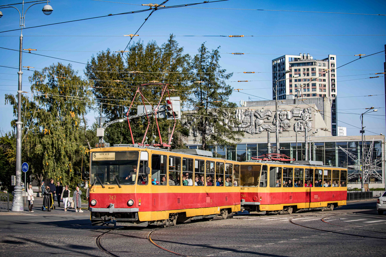 Екатеринбург, Tatra T6B5SU № 747