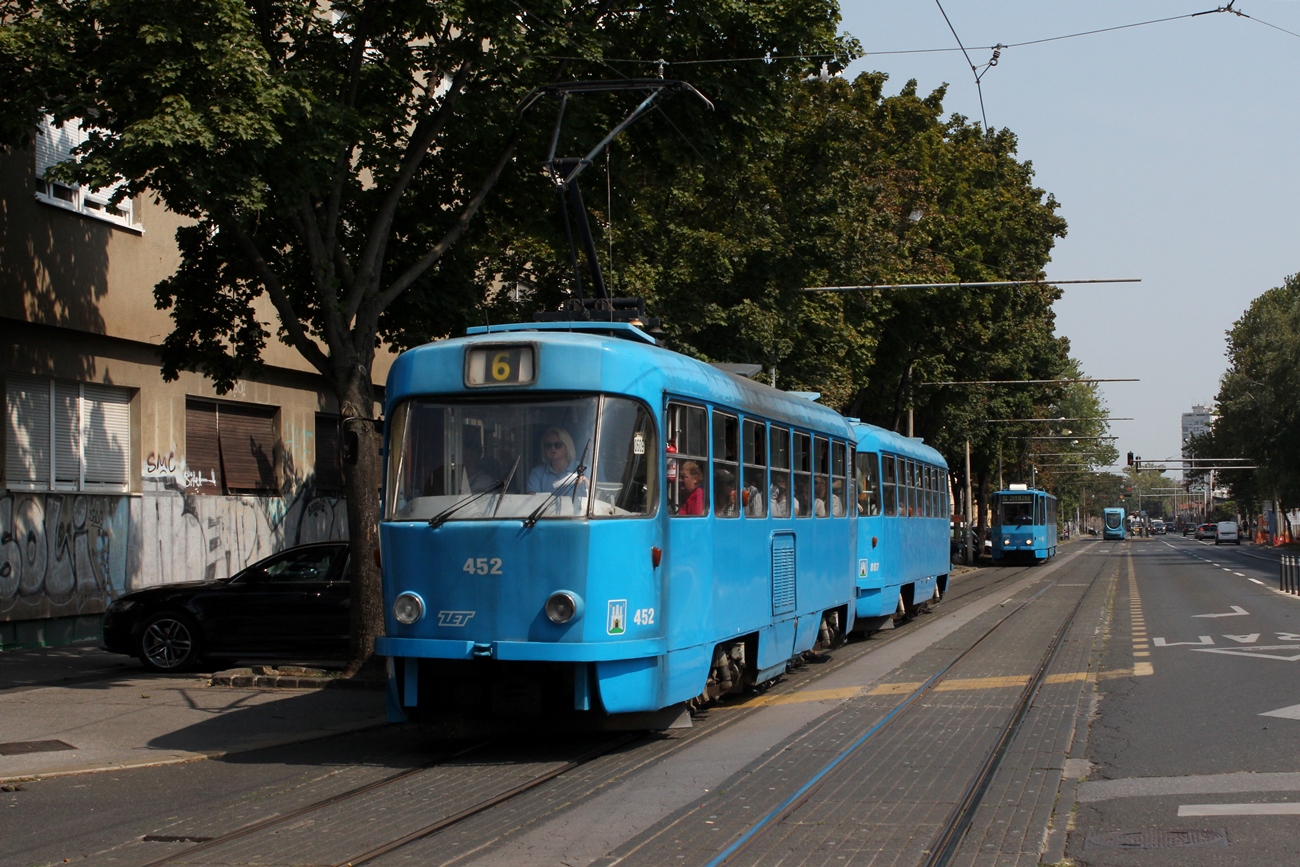 Загреб, Tatra T4YU № 452