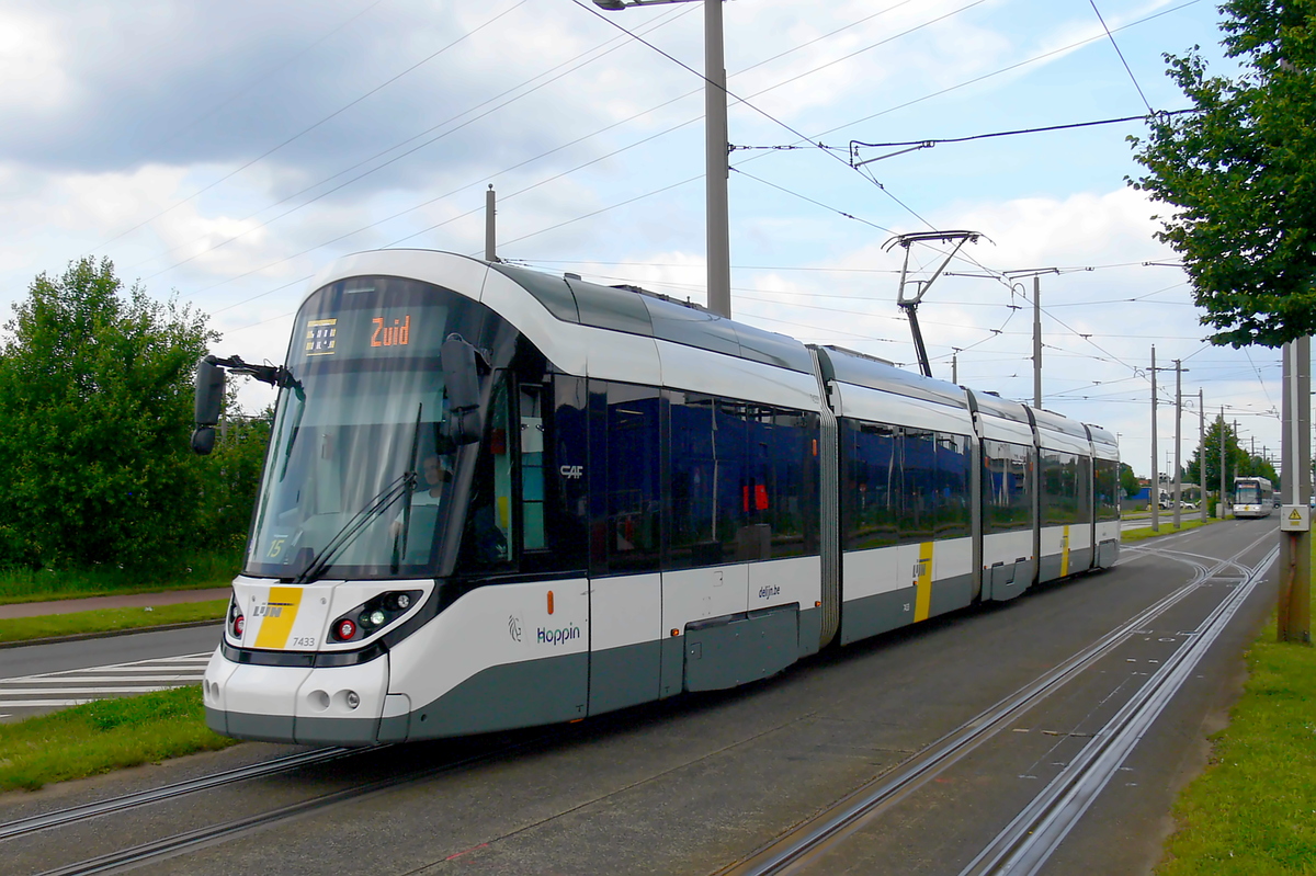 Антверпен, CAF Urbos 100 № 7433