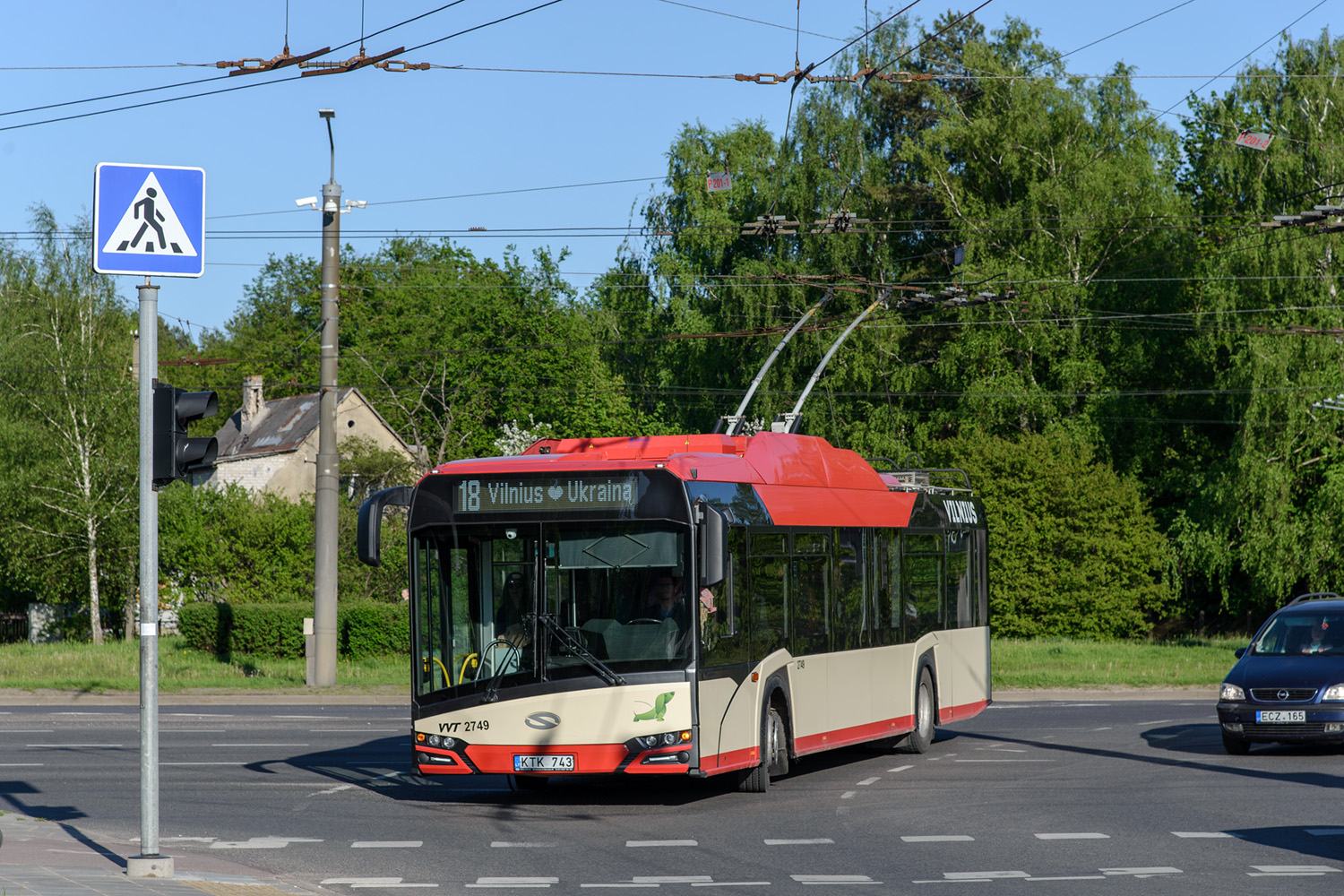 Вильнюс, Solaris Trollino IV 12 Škoda № 2749